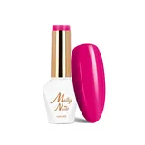 MOLLY LAC ESMALTE SEMIPERMANENTE HEMA FREE FLAMINGO N° 143 BOTANICAL ELIDOE 8ML