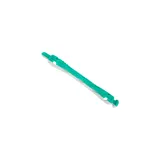 Bigudí Plástico Corto Verde Y Blanco 12Uds