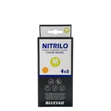 Bluesail Guantes Nitrilo Sin Polvo Negros Talla M 8 Unid