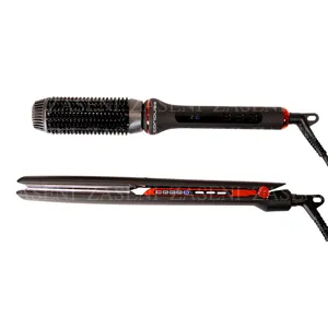CORIOLISS KIT PLANCHA C3 + HOT BRUSH BLACK RED CHRISTMAS EDITION