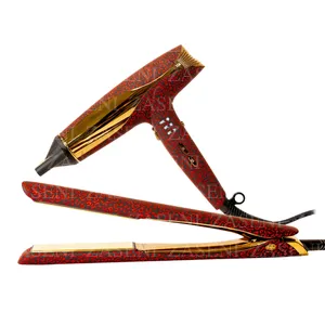CORIOLISS KIT PLANCHA C5 +SECADOR WIND RED LEOPARD CHRISTMAS EDITION