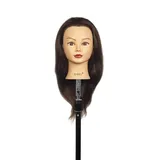 Cabeza De Maniquí Cabello Natural 20-40cm