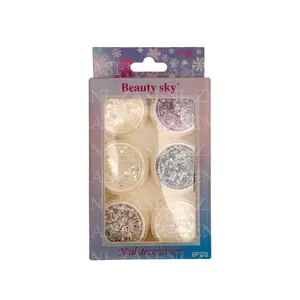 BEAUTYSKY PACK DECORACIÓN UÑAS 6UDS