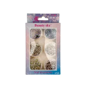 BEAUTYSKY PACK DECORACIÓN UÑAS 6UDS