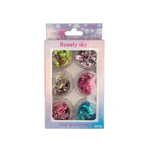 BEAUTYSKY PACK DECORACIÓN UÑAS 6UDS