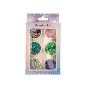 BEAUTYSKY PACK DECORACIÓN UÑAS 6UDS