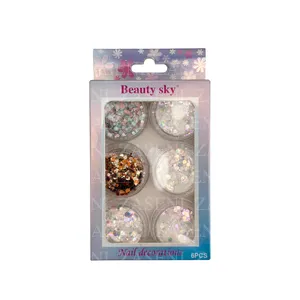 BEAUTYSKY PACK DECORACIÓN UÑAS 6UDS