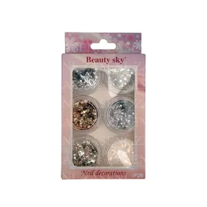 BEAUTYSKY PACK DECORACIÓN UÑAS 6UDS