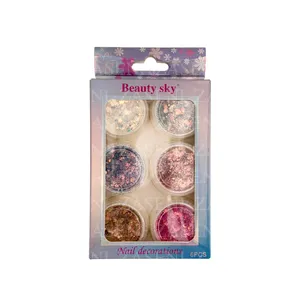BEAUTYSKY PACK DECORACIÓN UÑAS 6UDS