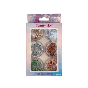 BEAUTYSKY PACK DECORACIÓN UÑAS 6UDS