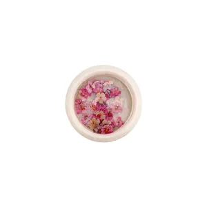 FLORES DECORATIVAS UÑAS ROSAS