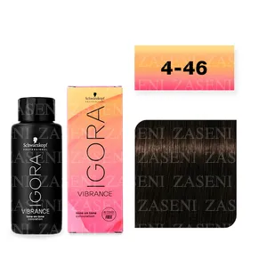 SCHWARZKOPF TINTE IGORA VIBRANCE Nº 4-46 CASTAÑO MEDIO BEIGE CHOCOLATE 60ML