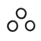 Coleteros Espiral Negros 3Uds