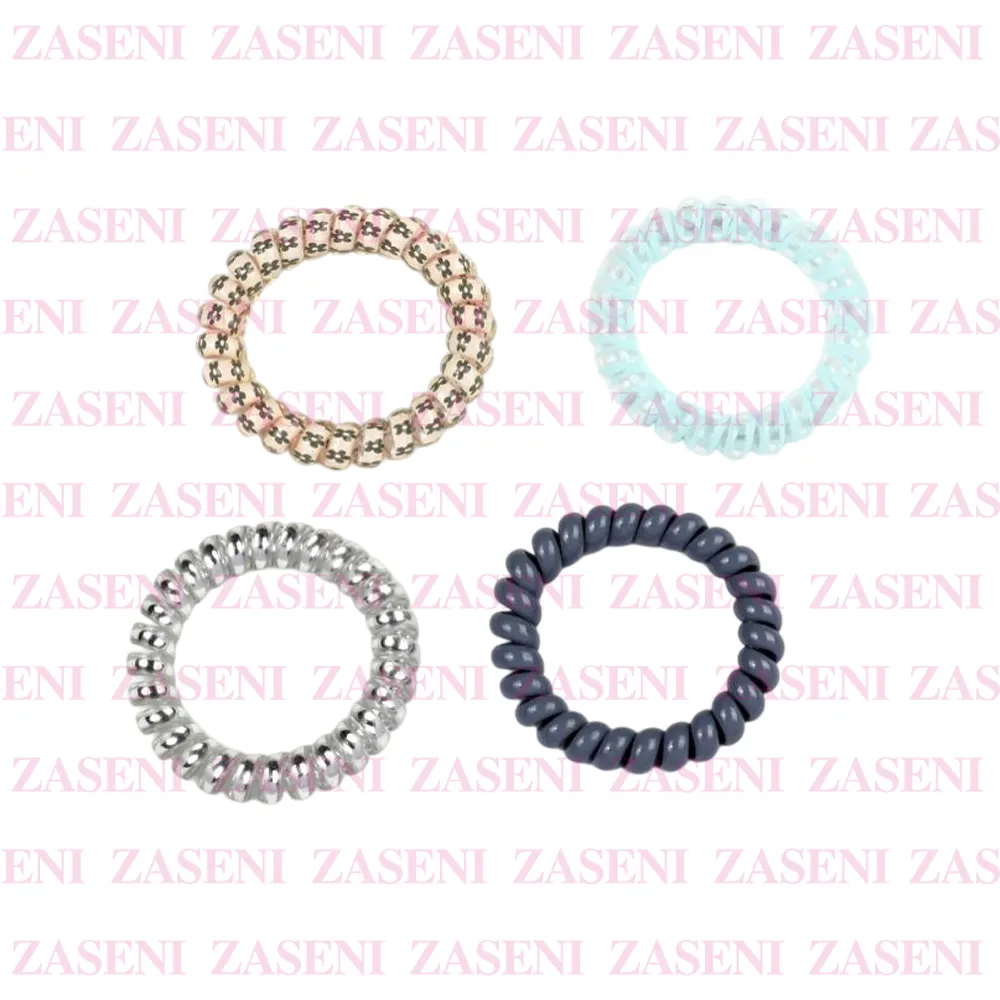 Coleteros Espiral Azules 4Uds