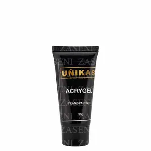 UÑIKAS ACRYGEL/POLYGEL TRANSPARENTE 30GR