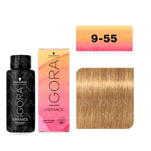 SCHWARZKOPF TINTE IGORA VIBRANCE Nº 9-55 RUBIO MUY CLARO DORADO INTENSO 60ML