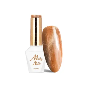 MOLLY LAC ESMALTE SEMIPERMANENTE HEMA FREE OJO DE GATO METÁLICO Nº 214 8ML