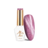 Esmalte Semipermanente Hema Free Ojo De Gato Metálico N° 443 Womanity Amethyst 8ml