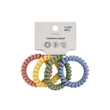 J&L Coleteros Espiral Colores Mate 5.5cm 4Uds