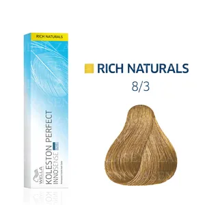 Koleston Perfect Innosense Me+ Rich Naturals N° 8/3 Rubio Claro Dorado 60ml