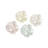 Pinza Flor Nacarada Grande 1Ud