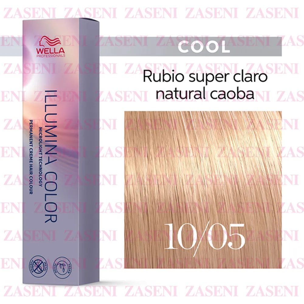 Tinte Illumina Color Cool 10/05 Rubio Súper Claro Natural Caoba 60ml