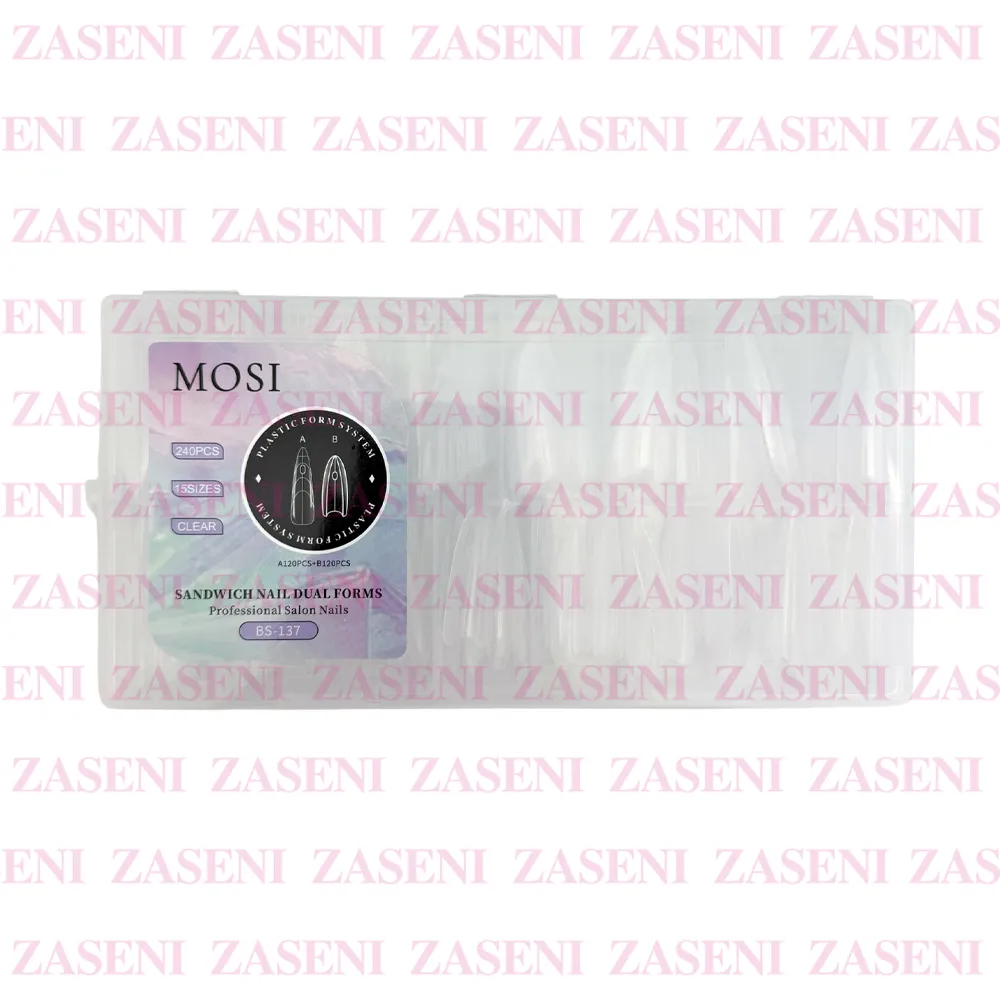 Mosi Tips Y Moldes Sandwich Dual Forms Stiletto 240Uds