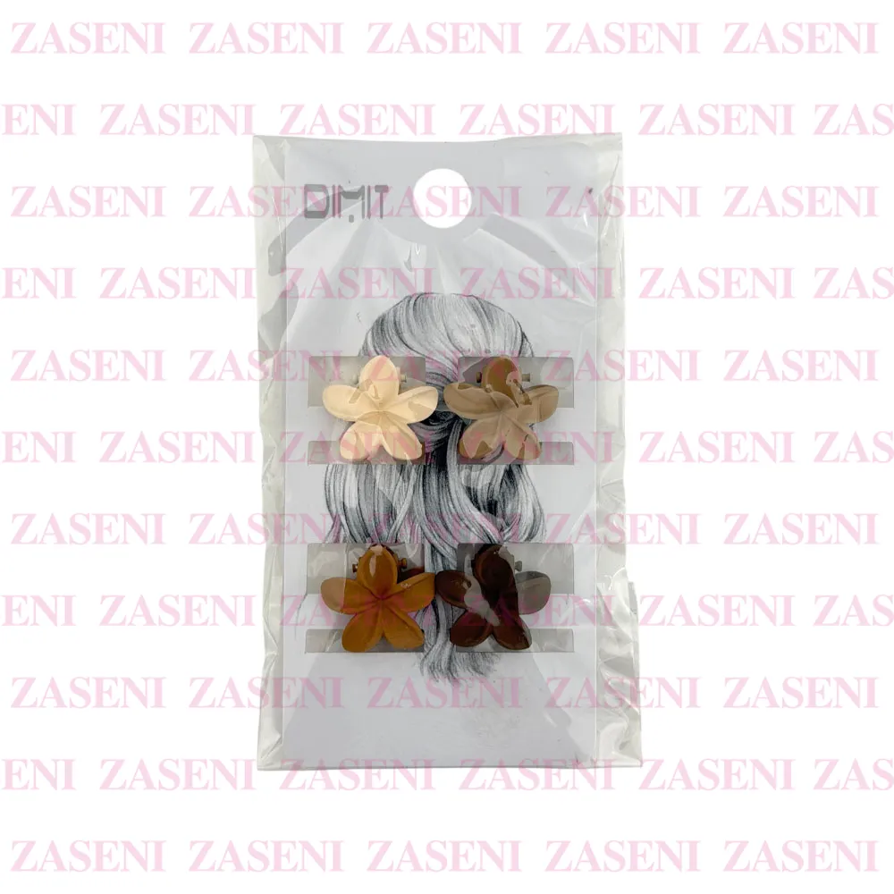 Mini Pinzas Flor 4Uds