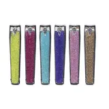 Cortauñas Purpurina Colores 1Ud