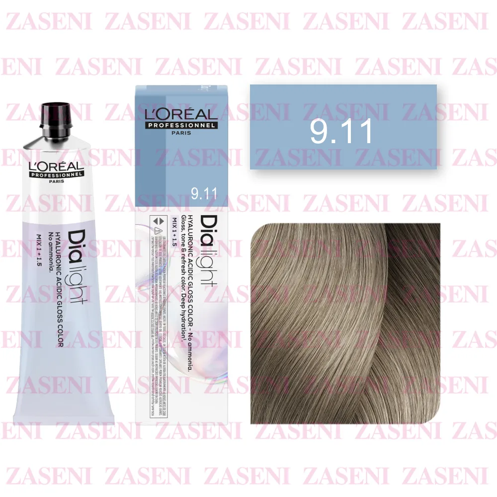 Tinte Dia Light N° 9.11 Rubio Muy Claro Ceniza Profundo 60ml