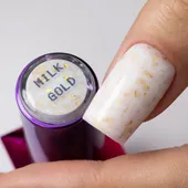 Rubber Base Flakes Hema Free Milk Gold 10ml