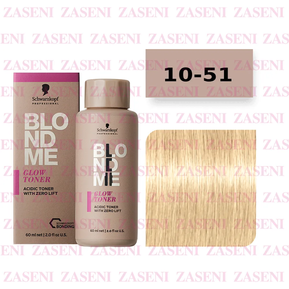 Blondme Glow Toner N° 10-51 Dorado Hielo 60ml