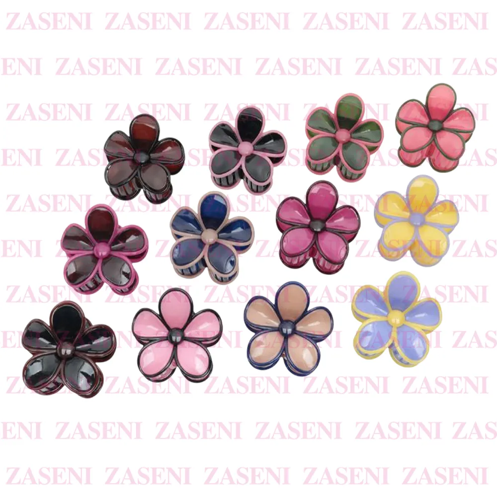 Pinza Pelo Flor Redonda Grande 1Ud