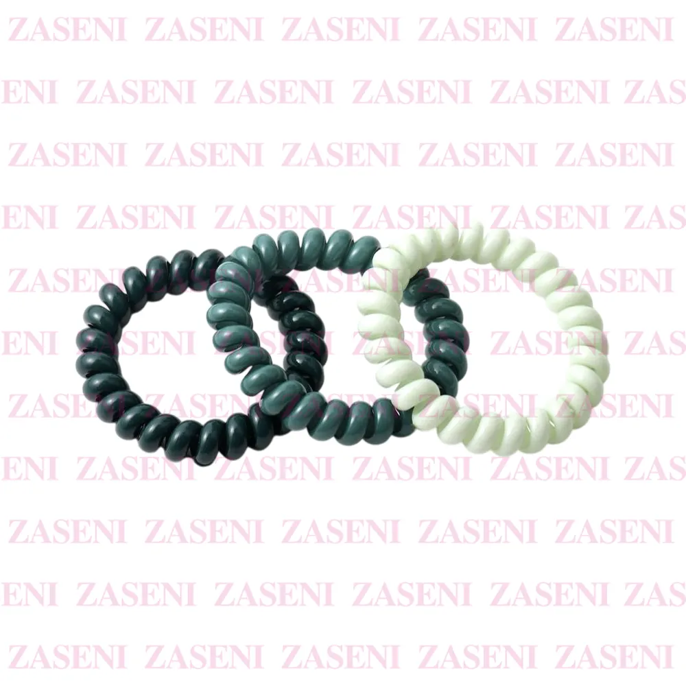 Coleteros Espiral Verdes 3Uds