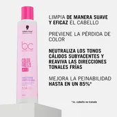 Bonacure Color Freeze Silver Champú Ph 4.5 250ml