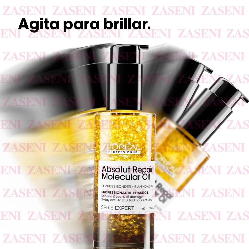 Serie Expert Absolut Repair Molecular Aceite Bifásico Reparador 90ml